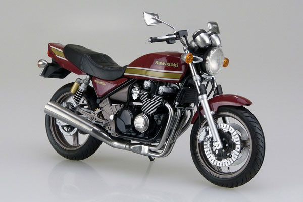 Bike 1/12 Kawasaki ZR400C ZEPHYR X '03 w/Custom Parts Plastic Model