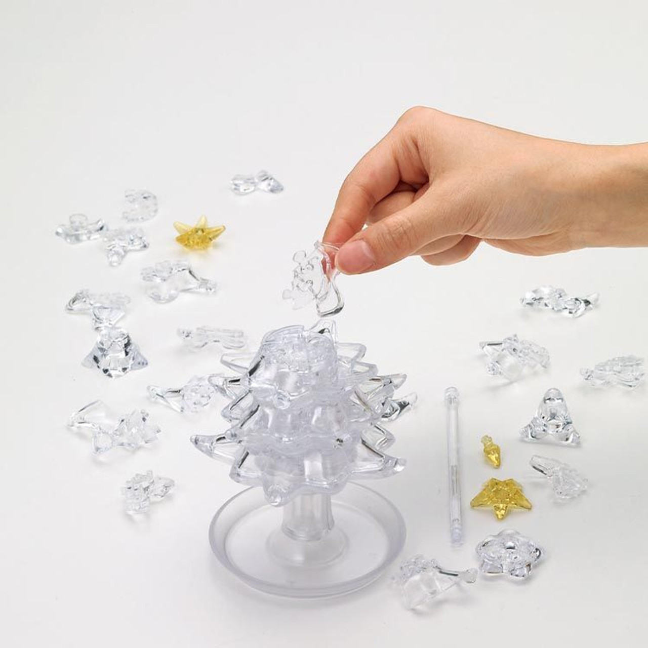 Crystal 3D Puzzle Christmas Tree Clear (69 Pieces)