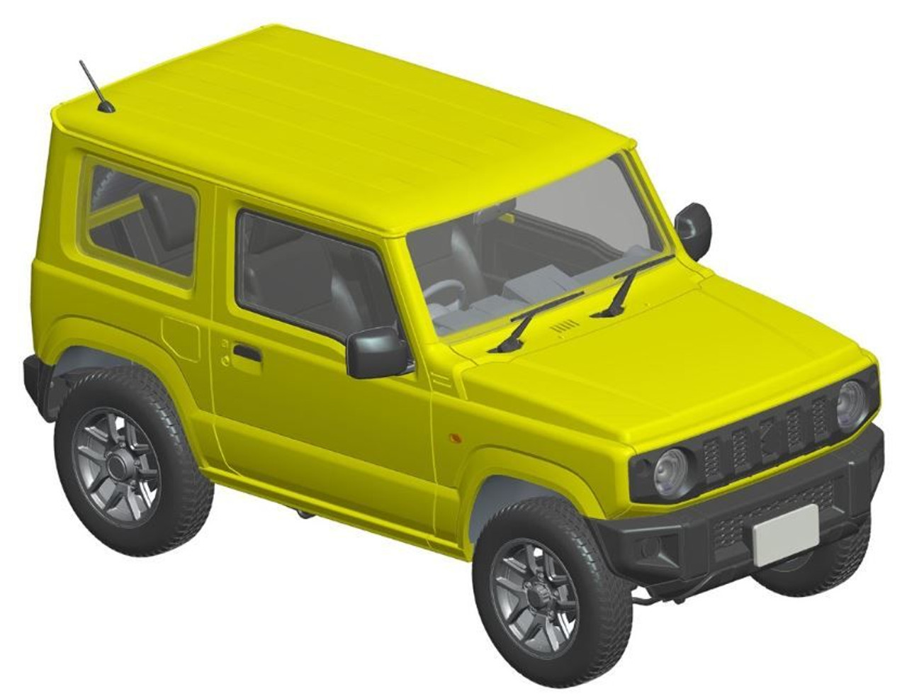 Fujimi NEXT Car 1/24 Suzuki Jimny JB64 (XC/Kinetic Yellow) Plastic Model