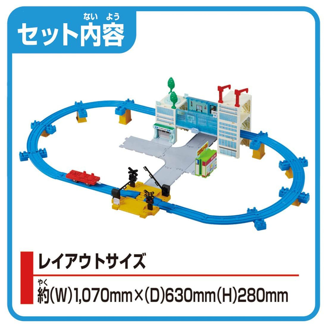 Plarail Let's Build and Run a Town! Tomica and Plarail My Town Kit