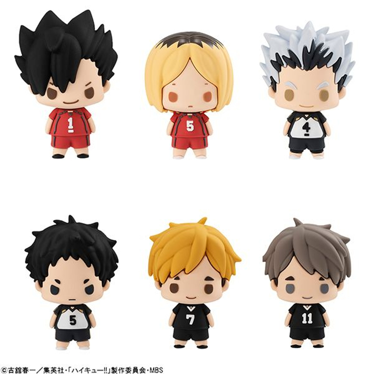 MegaHouse Chokorin Mascot Haikyuu!! Vol.2 6pcs Complete Box