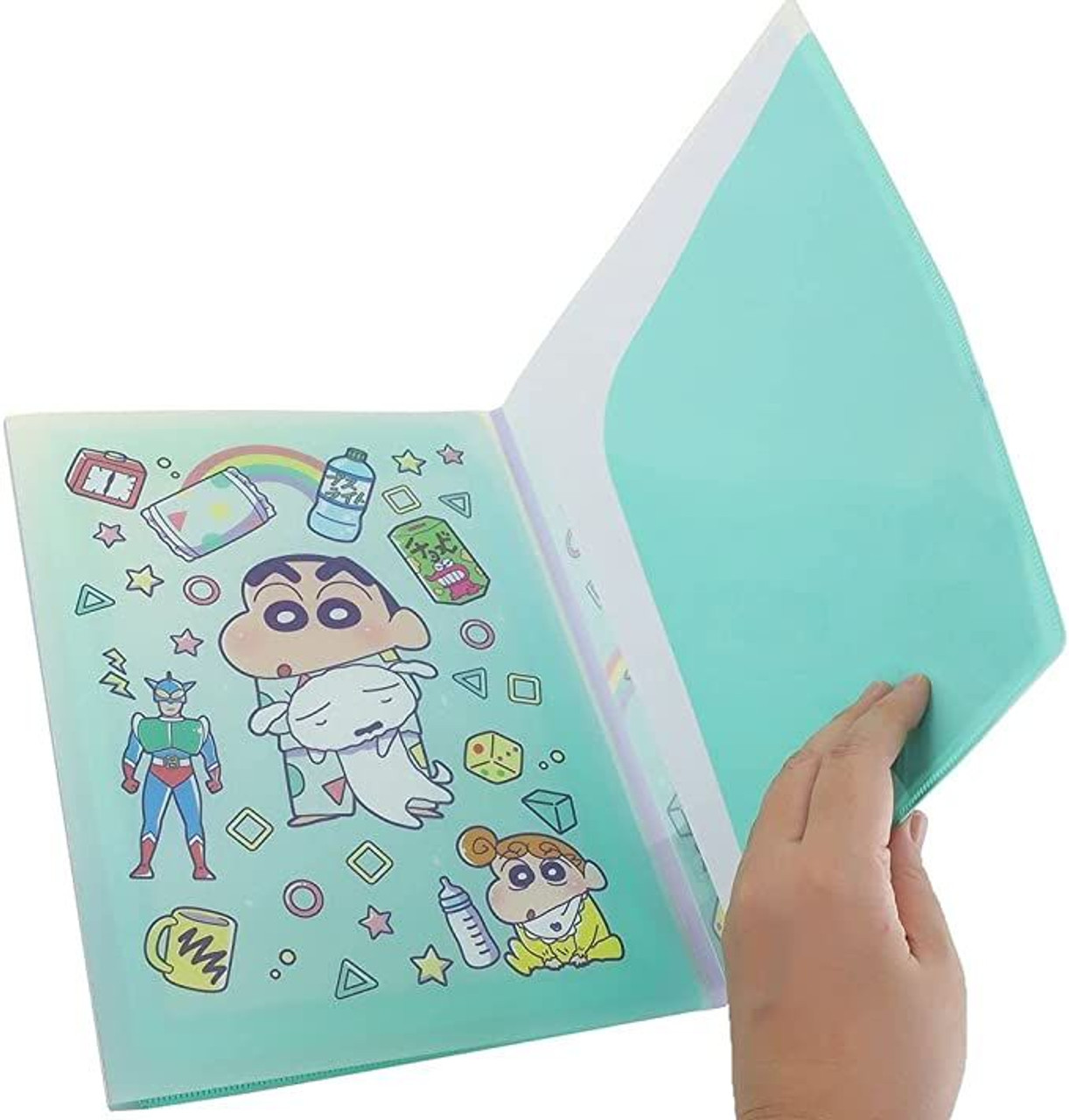 Crayon Shin-chan A4 Clear File 6 Piece Hard Cover