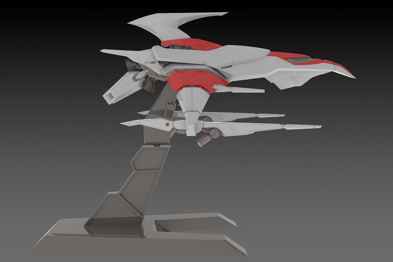 1/144 Darius Silver Hawk 3F-1B Space Fighter Plastic Model