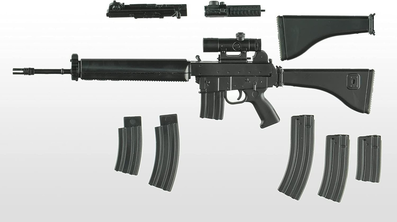 Military Series 1/12 Little Armory LA087 AR18 Type Plastic Model