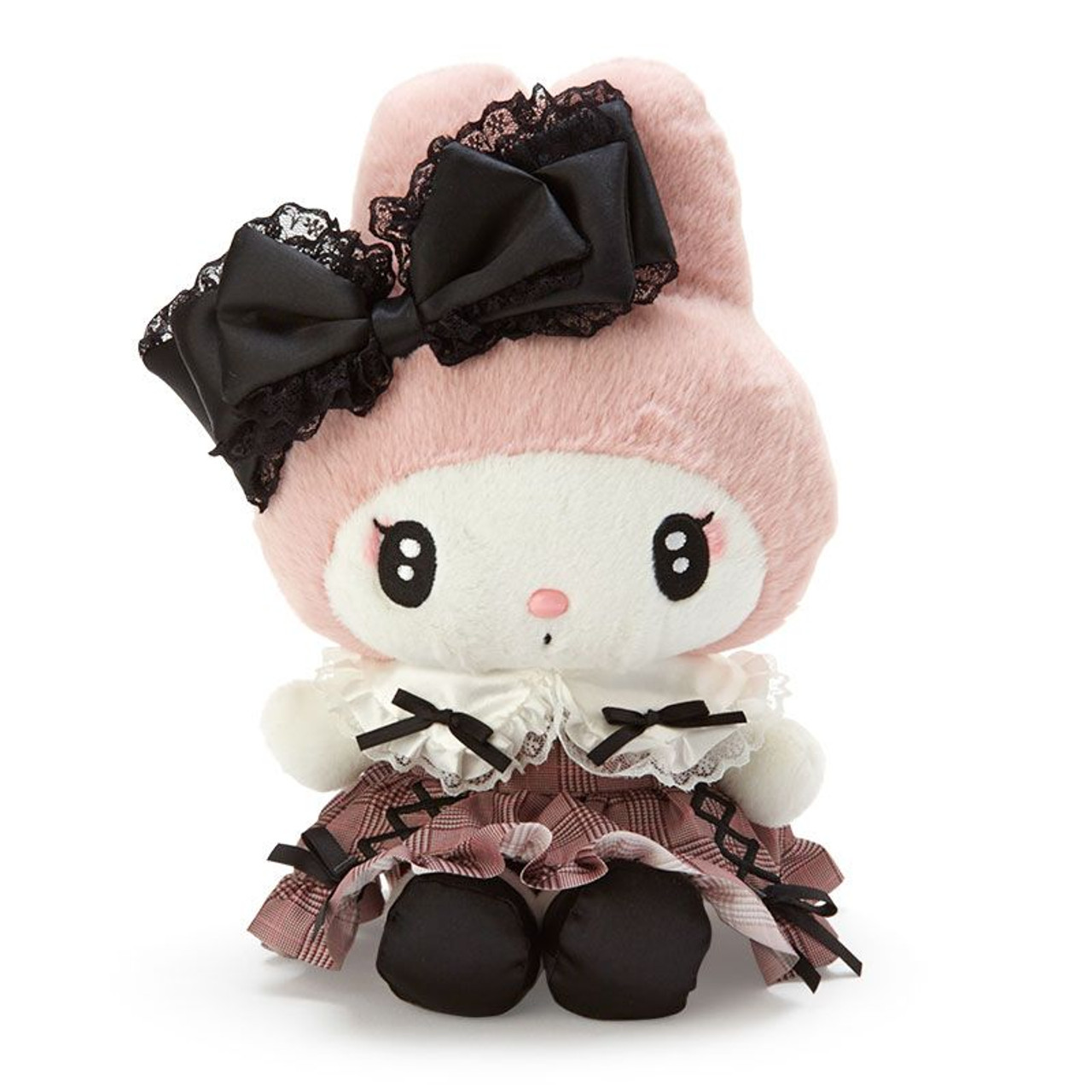 Sanrio Midnight Melokuro MyMelody KUROMI Plush Mascot keychain Set