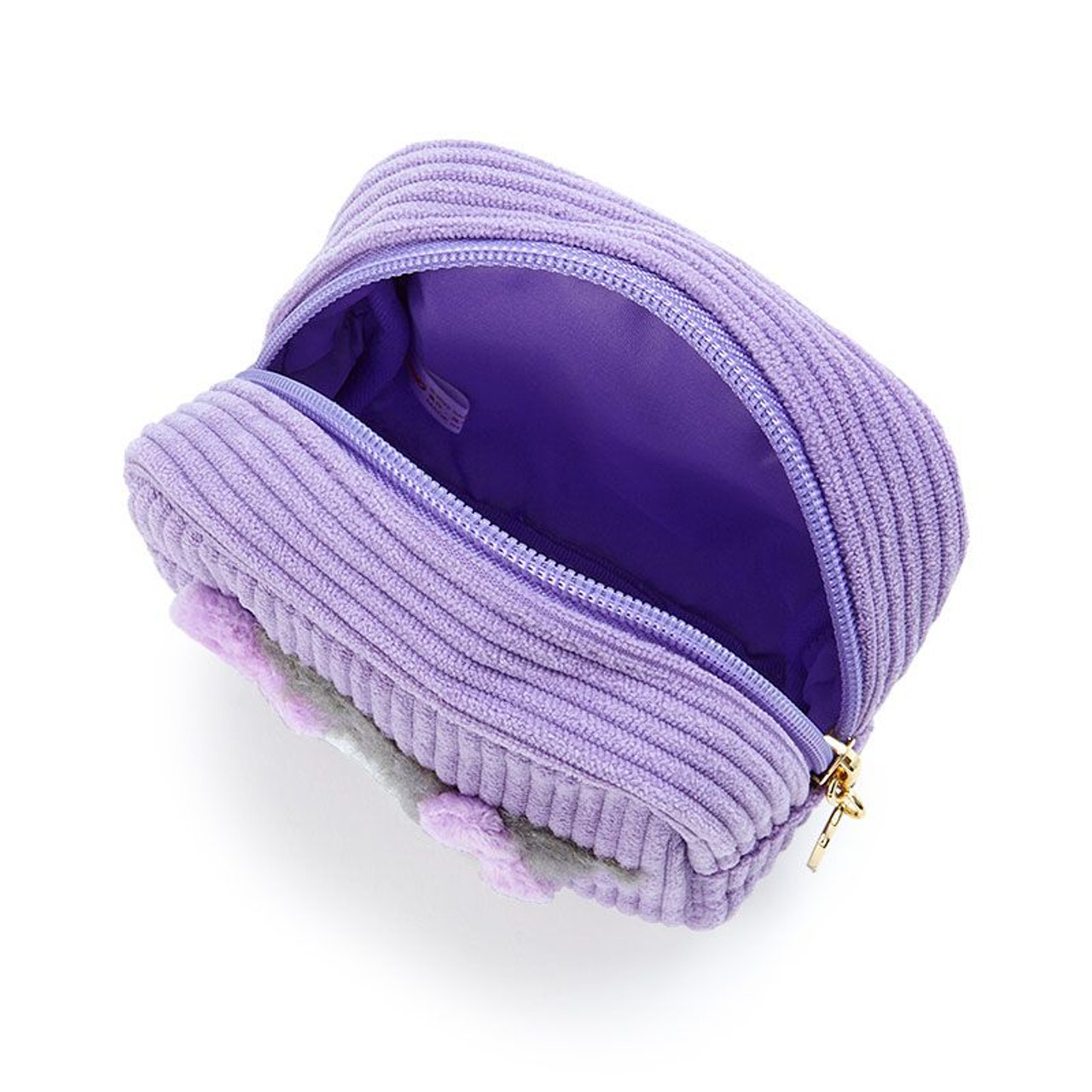 超激得新作tomo koiztmi フリルポーチ　pouch_purple バッグ