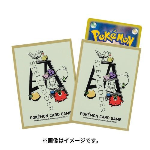 Pokemon Center Original TCG Deck Sleeves Pokemon and Tools STEPLADDER Pokemon Center Original TCG Deck Sleeves Pokemon and Tools STEPLADDER