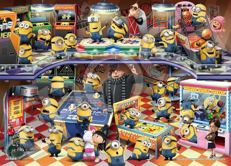 Jigsaw Puzzle Super Game Center Minions (500 Pieces)