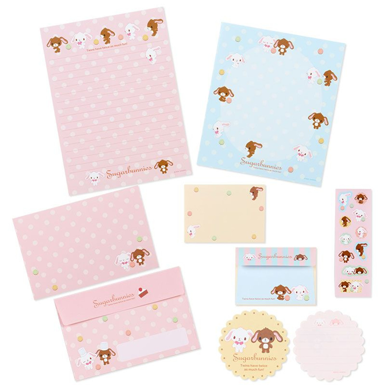 Letter Set Sugarbunnies (Sanrio Heisei Design)