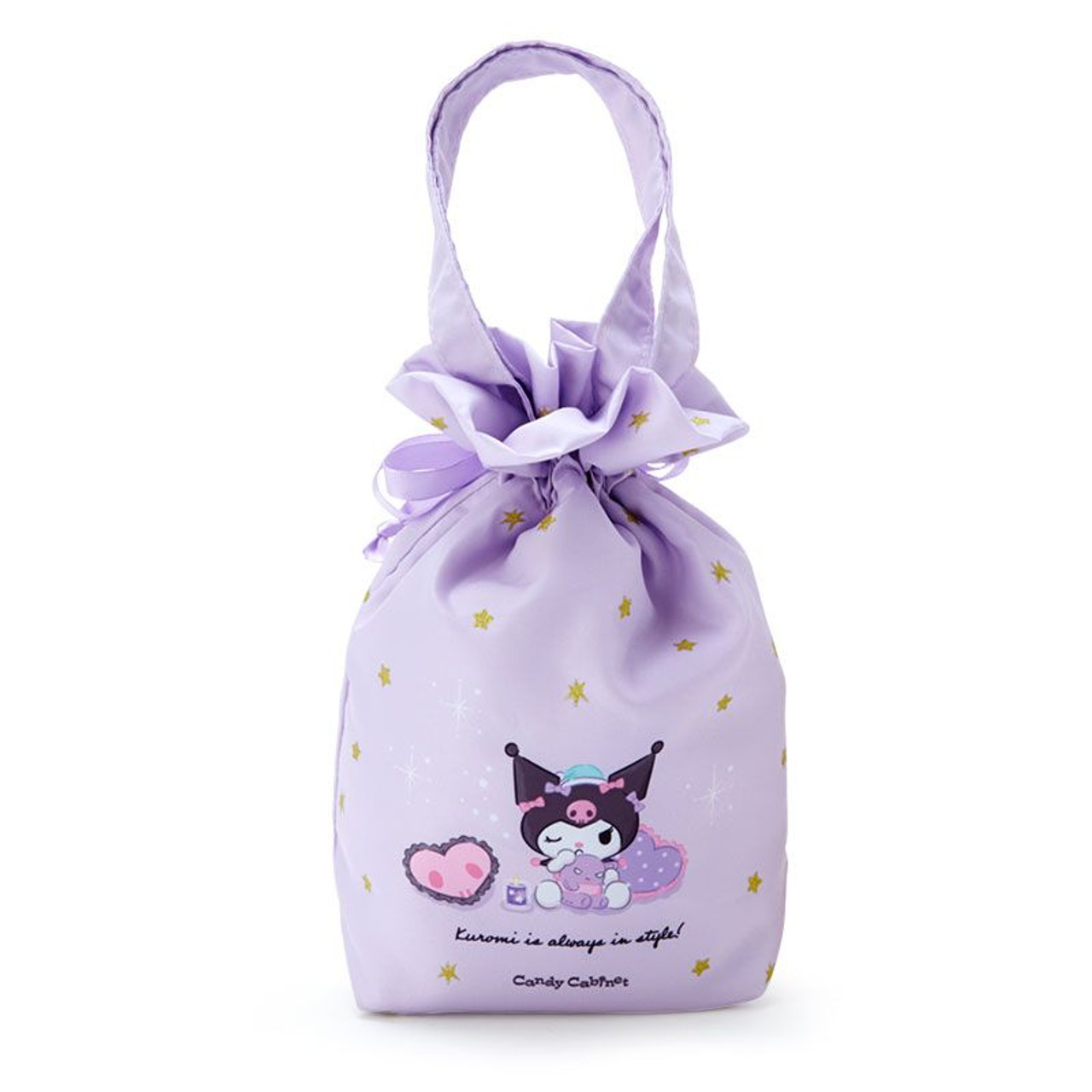 Kuromi Drawstring Lunch Bag (Sweets Series)