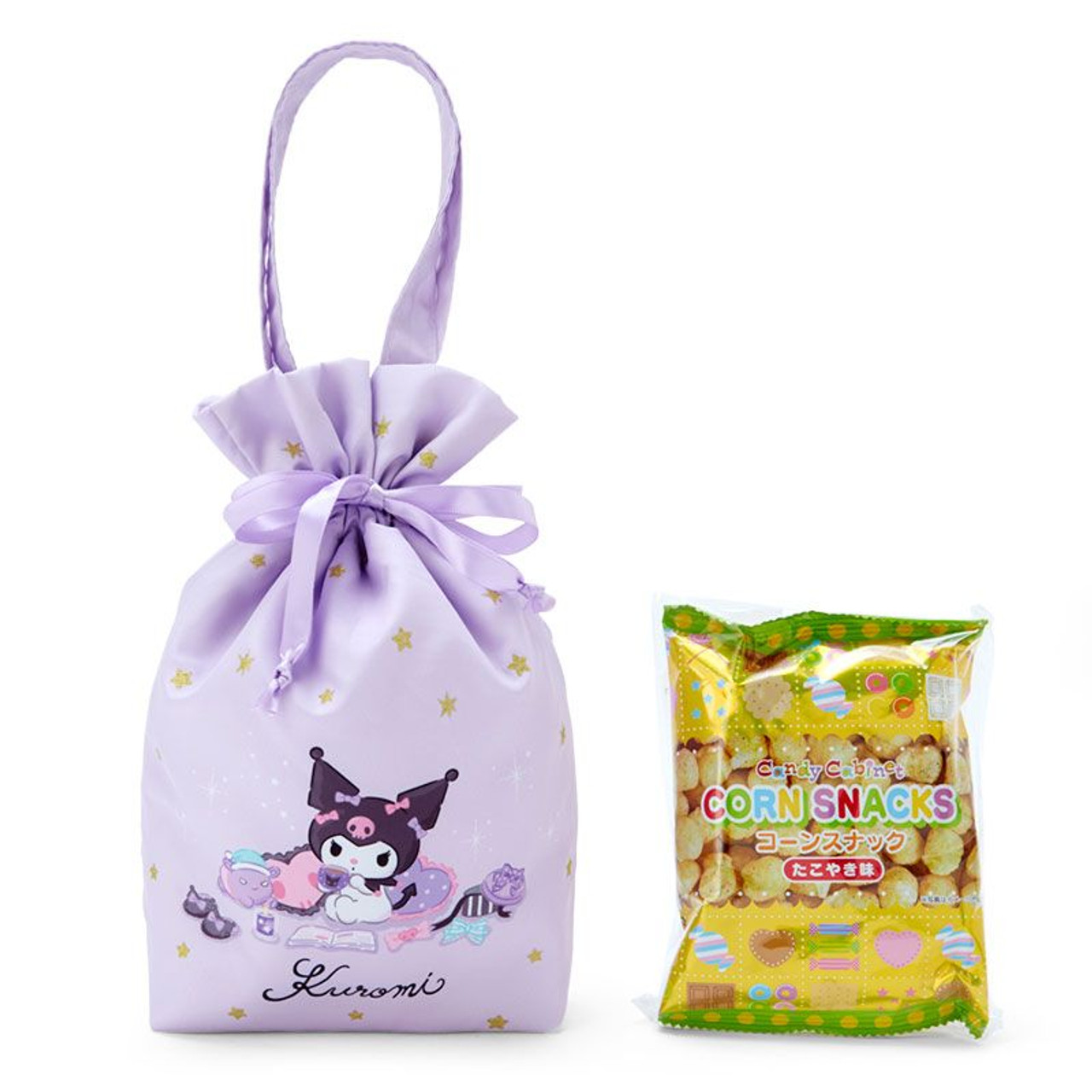 Kuromi Drawstring Lunch Bag (Sweets Series)