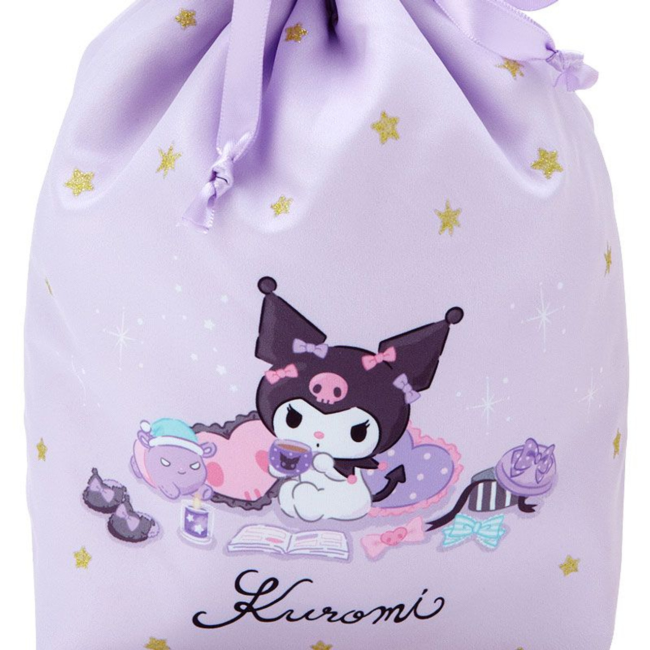 Kuromi Drawstring Lunch Bag (Sweets Series)