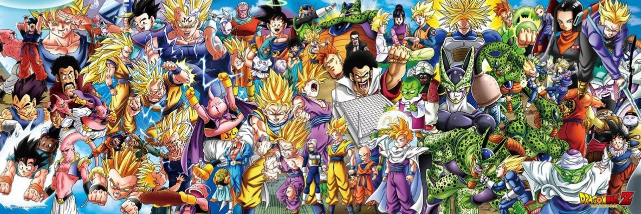 Dragon Ball Z 2 Sided, Shaped Puzzle