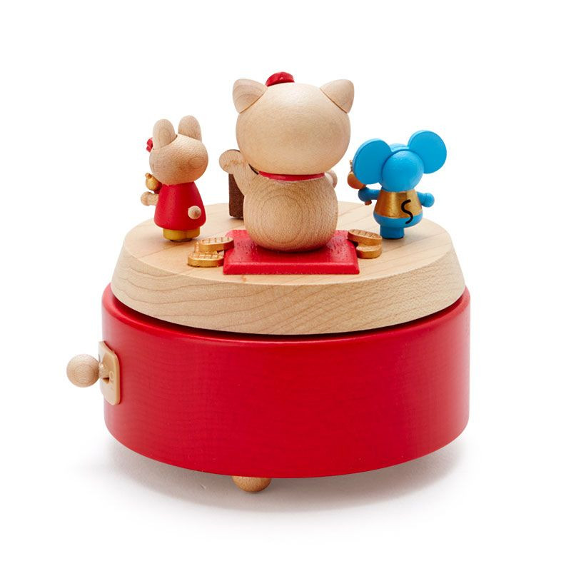 Wooden Music Box Hello Kitty (Lucky Charm)
