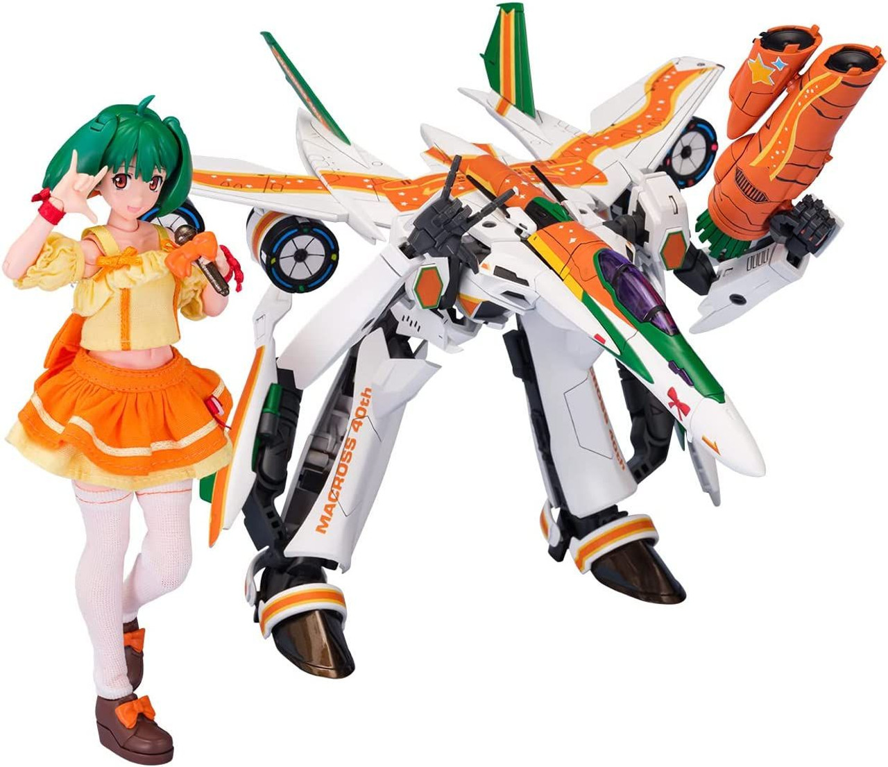 Aoshima ACKS V.F.G. Macross Frontier VF-25F Messiah Ranka Lee Macross 40th  Anniversary Plastic Model