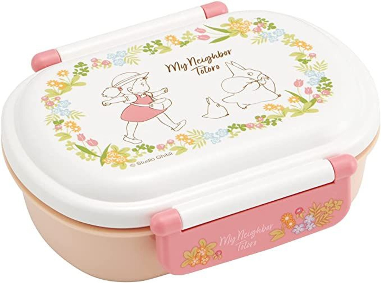 Skater Kuromi 2-Layered Round Bento Lunch Box with Fork