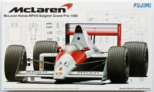 Fujimi GP22 090665 F1 McLaren Honda MP4/5 Belgium 1/20 Scale Kit