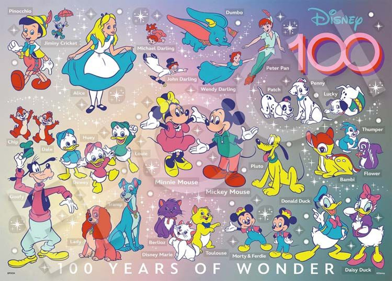 Jigsaw Puzzle Disney 100 Years of Wonder (Decoration Puzzle) (500 Pieces)