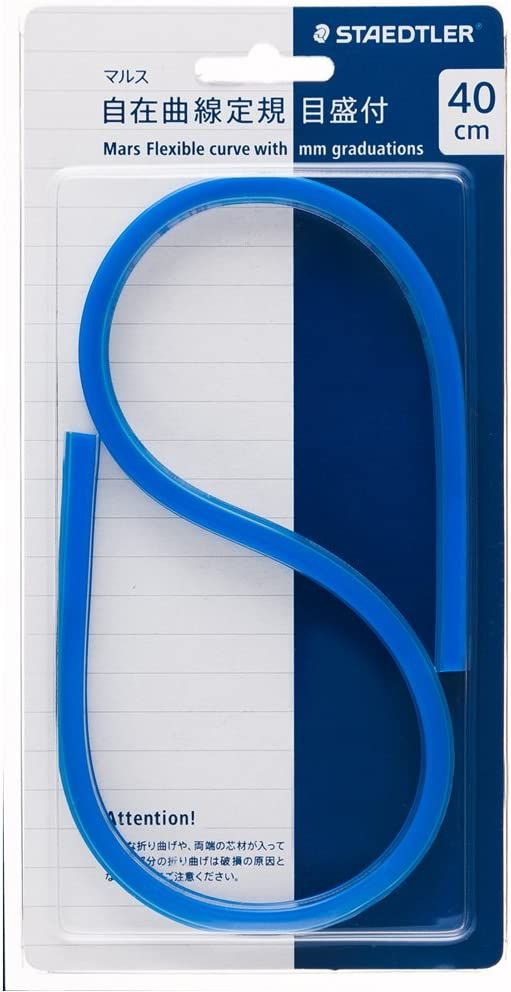 Mars Flexible Curve Ruler with mm Graduations 40 cm