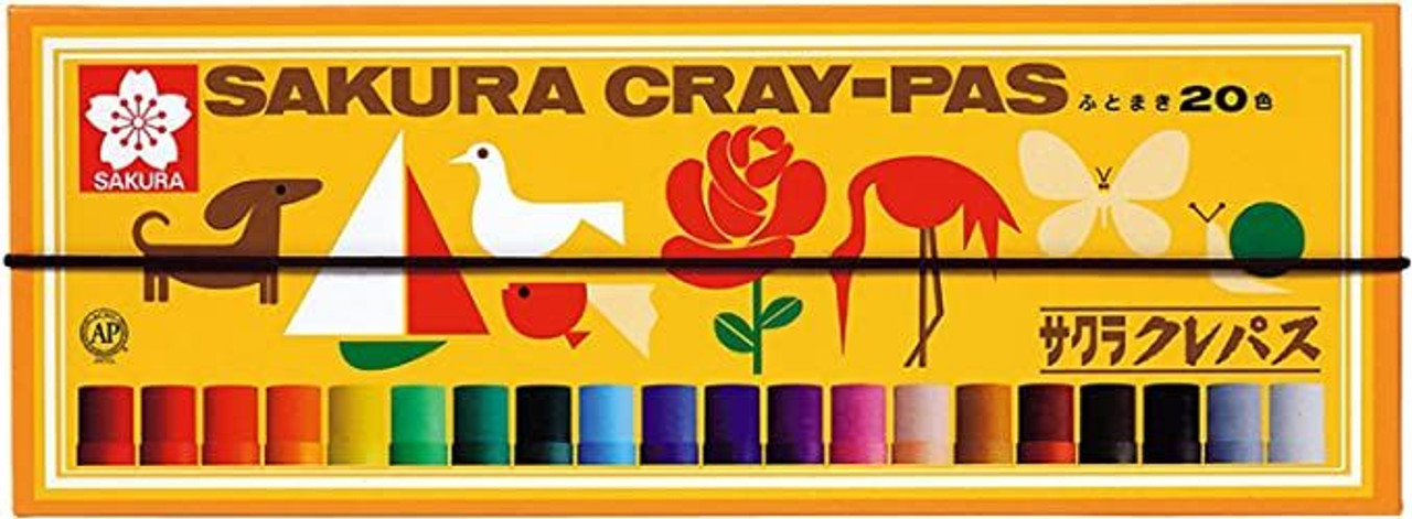 20 Colors of Thick Cray-Pas Crayons