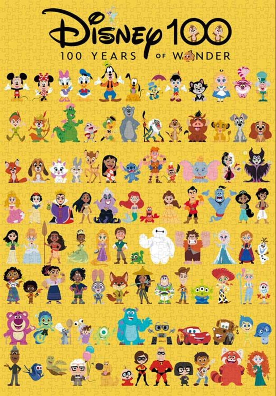 Jigsaw Puzzle Disney 100: Cute Celebration 100 Years of Wonder