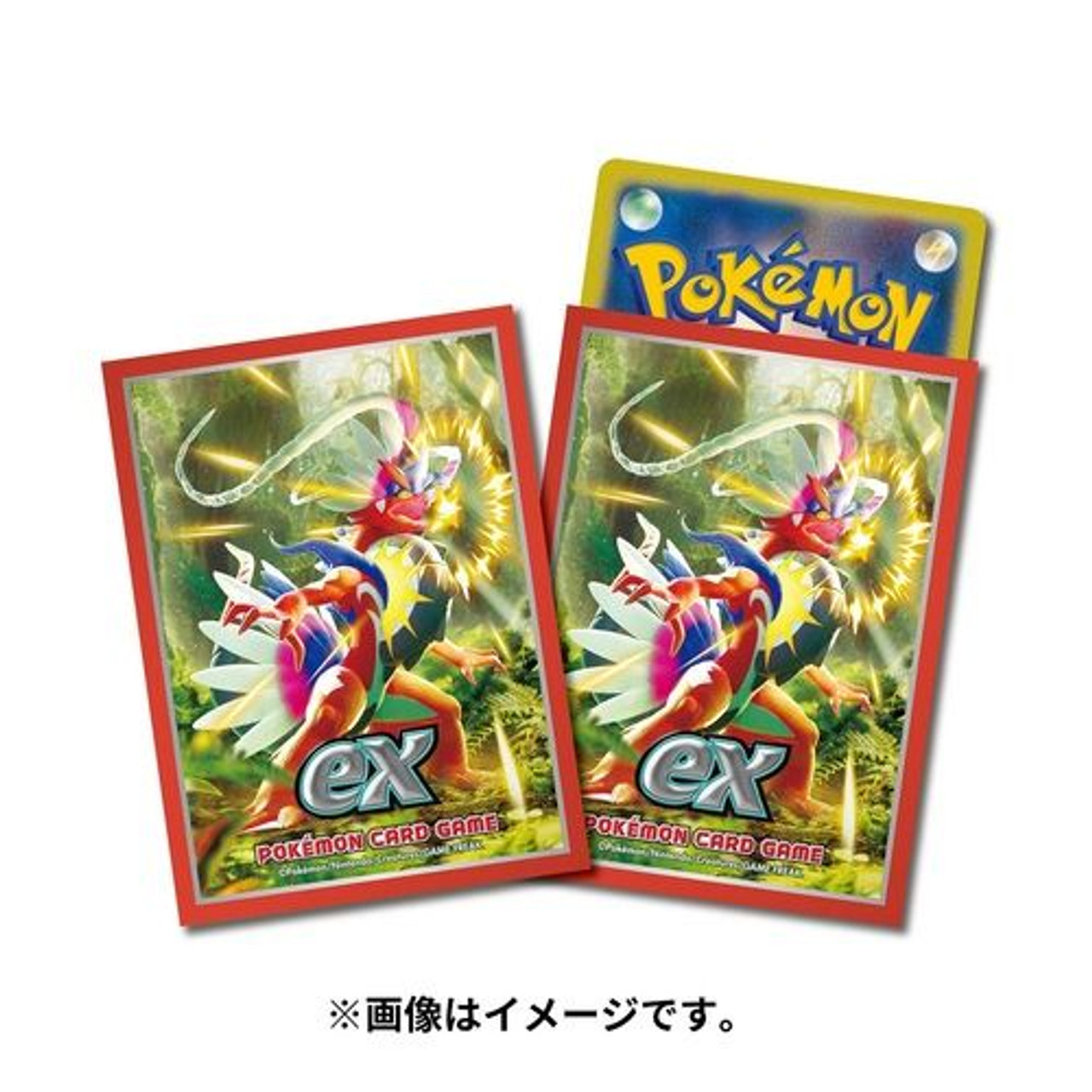 Pokemon Card Game: DECK SHIELD - Miraidon Ex (64 Sleeves/Pack)