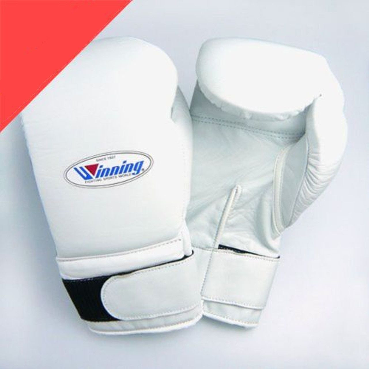 Boxing Gloves MS-500-B Hook-and-Loop Pro Type 14 oz White(Made in