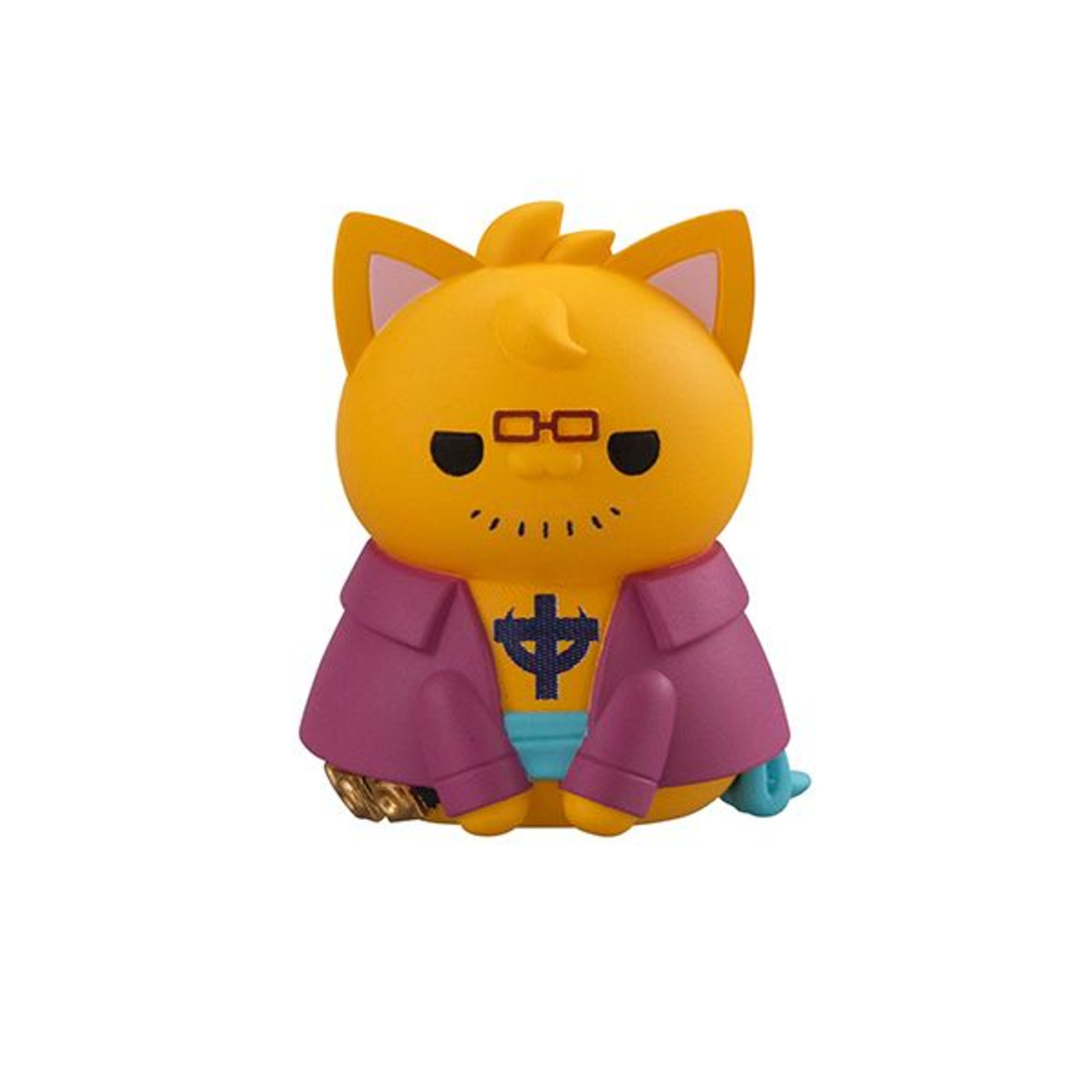 Nendoroid & Mini Figures  Figures & Dolls Megahouse Mega Cat Project One  Piece Nyan Piece Nyan! Vol. 1: I'M Gonna Be King Of Paw-Rates!! Box Set W/  Bonus ~ Profil Cosmetics