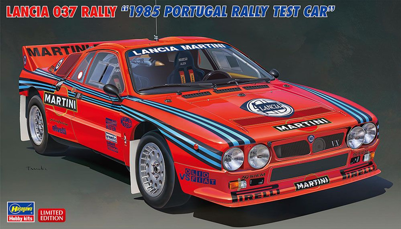1/24 Lancia 037 Rally 1985 Portugal Rally Test Car Plastic Model