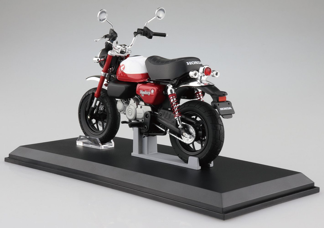 Aoshima SKYNET 1/12 Honda Monkey 125 '22 Pearl Nebula Red Finished Model