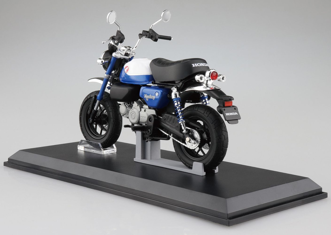 SKYNET 1/12 Honda Monkey 125 '22 Pearl Glitter Ring Blue Finished