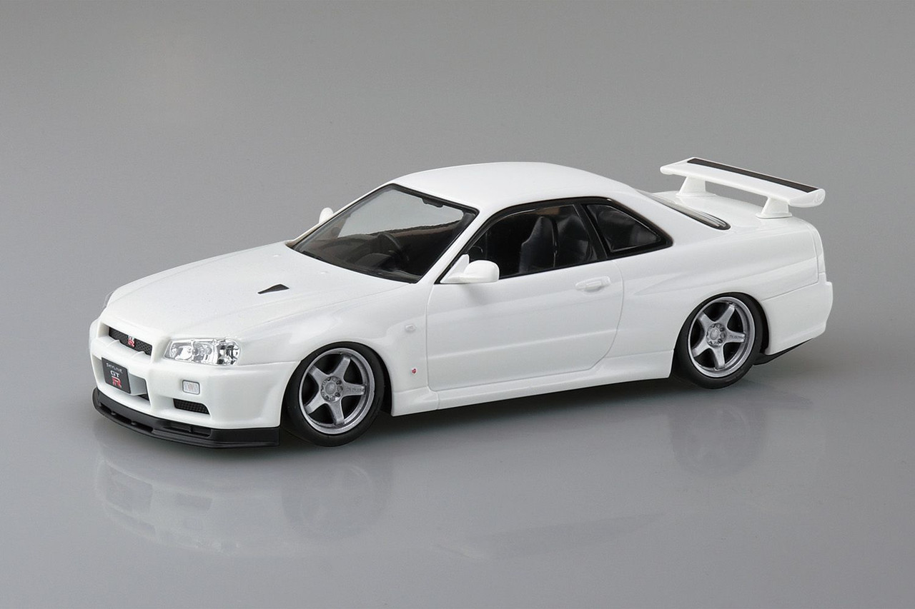 The Snap Kit 1/32 R34 Skyline GT-R Custom Wheel (White Pearl