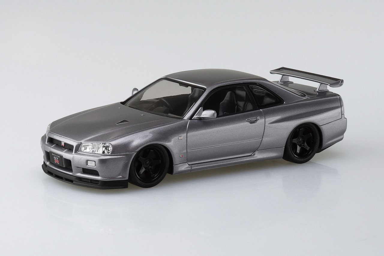 The Snap Kit 1/32 R34 Skyline GT-R Custom Wheel (Athlete Silver