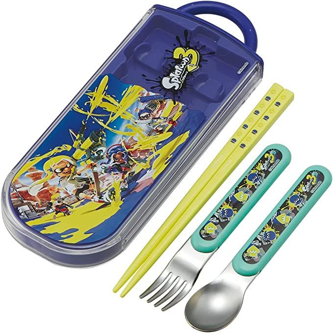 ポケットモンスター ソード & Splatoon 2 & 3 セット Lunch Trio Set (Fork, Spoon, Chopsticks) Splatoon 3