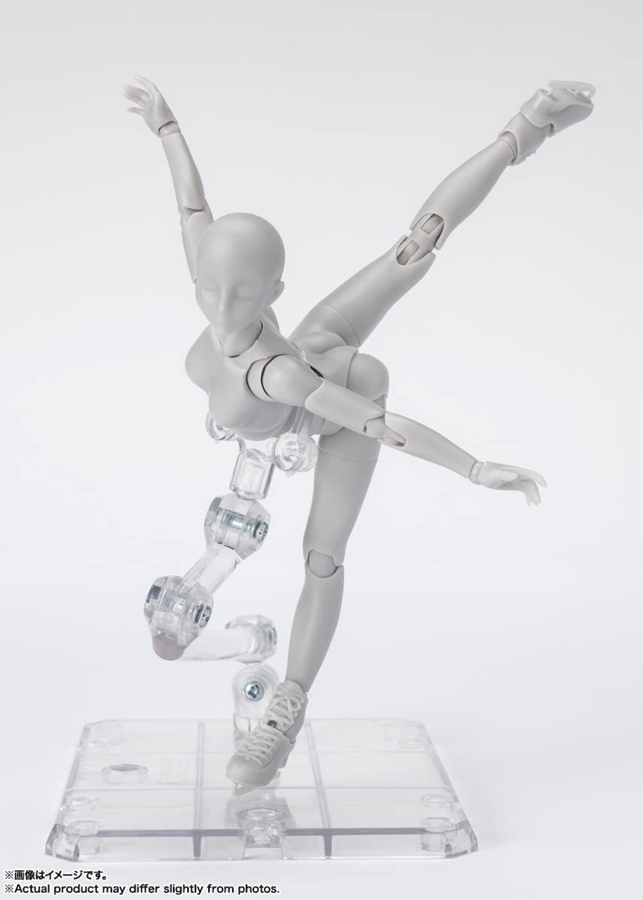 S.H. Figuarts Body-chan Sports Edition DX SET Figure (Gray