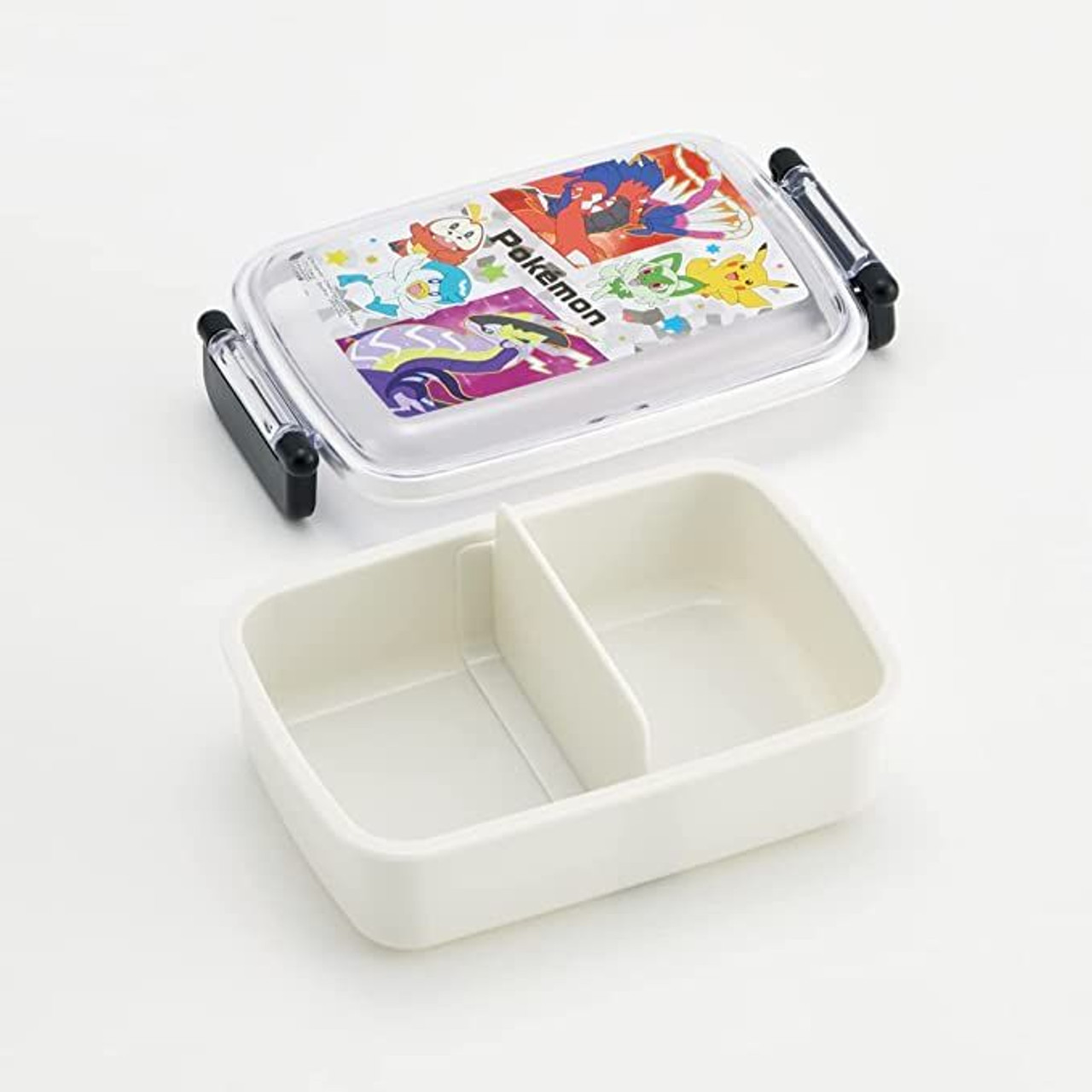 Stor 08020 Pokemon Multiple Sandwich Maker Lunch Boxes, Plastic,  Multicoloured,Black,6.7 cm.*16.5 cm.*19.5 cm.