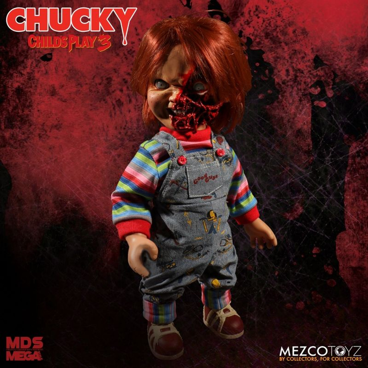 Pizza Face Chucky 15 Inch Mega Scale Figure w/Sound Mechanic
