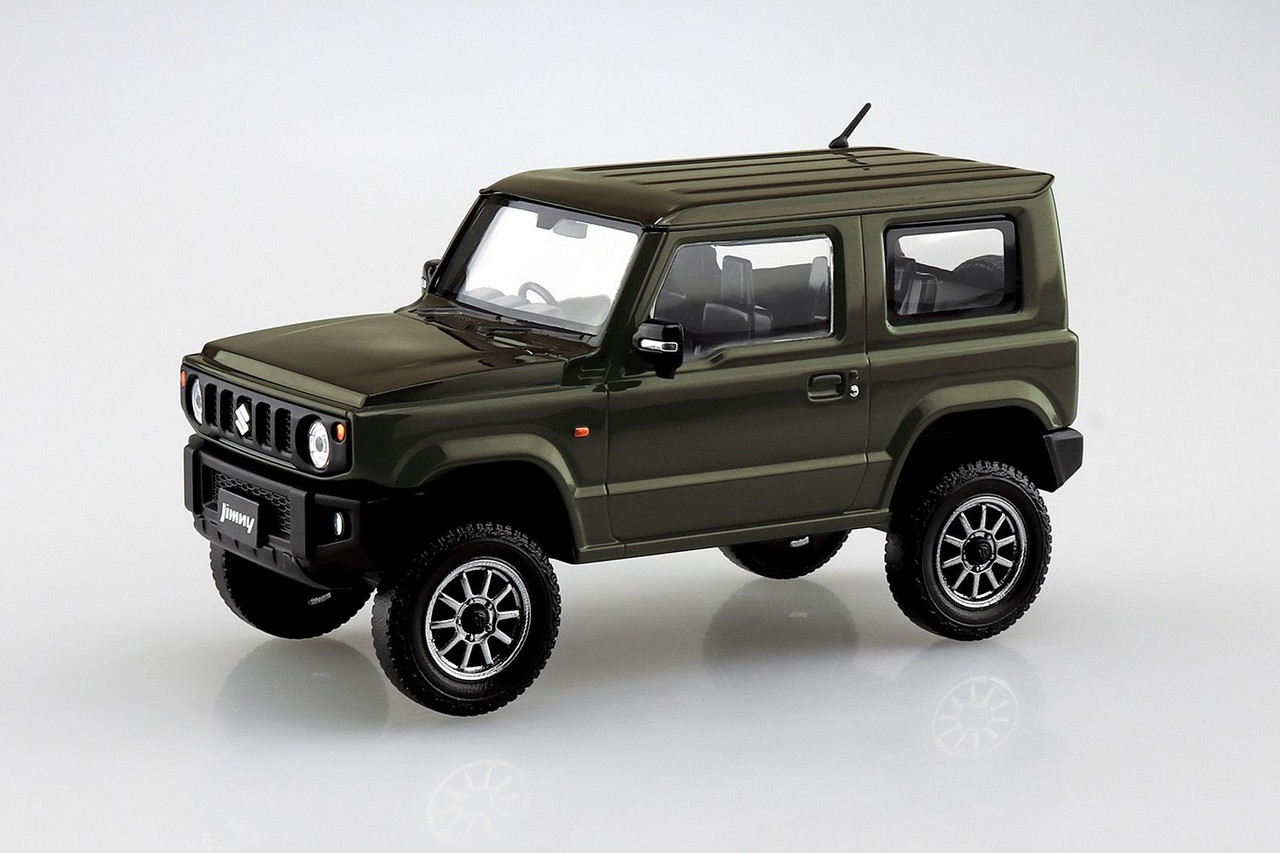 The Snap Kit 1/32 Suzuki Jimny Custom Wheel (Jungle Green) Plastic