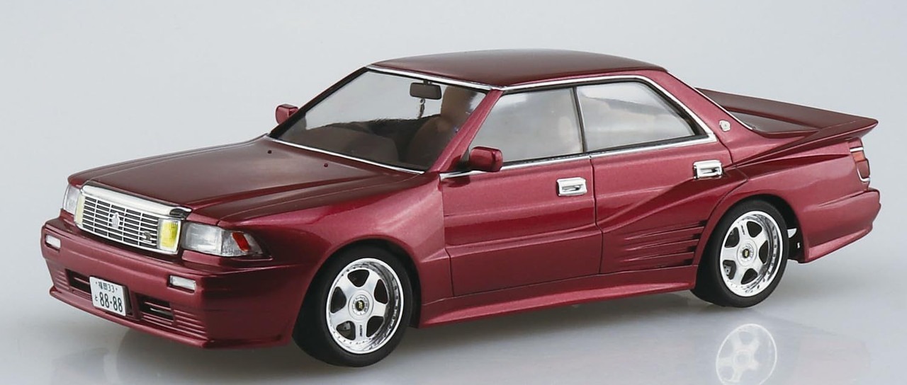 Aoshima The Tuned Car No.81 1/24 UZS131 CROWN '89 BLISTER STYLE(TOYOTA)  Plastic Model