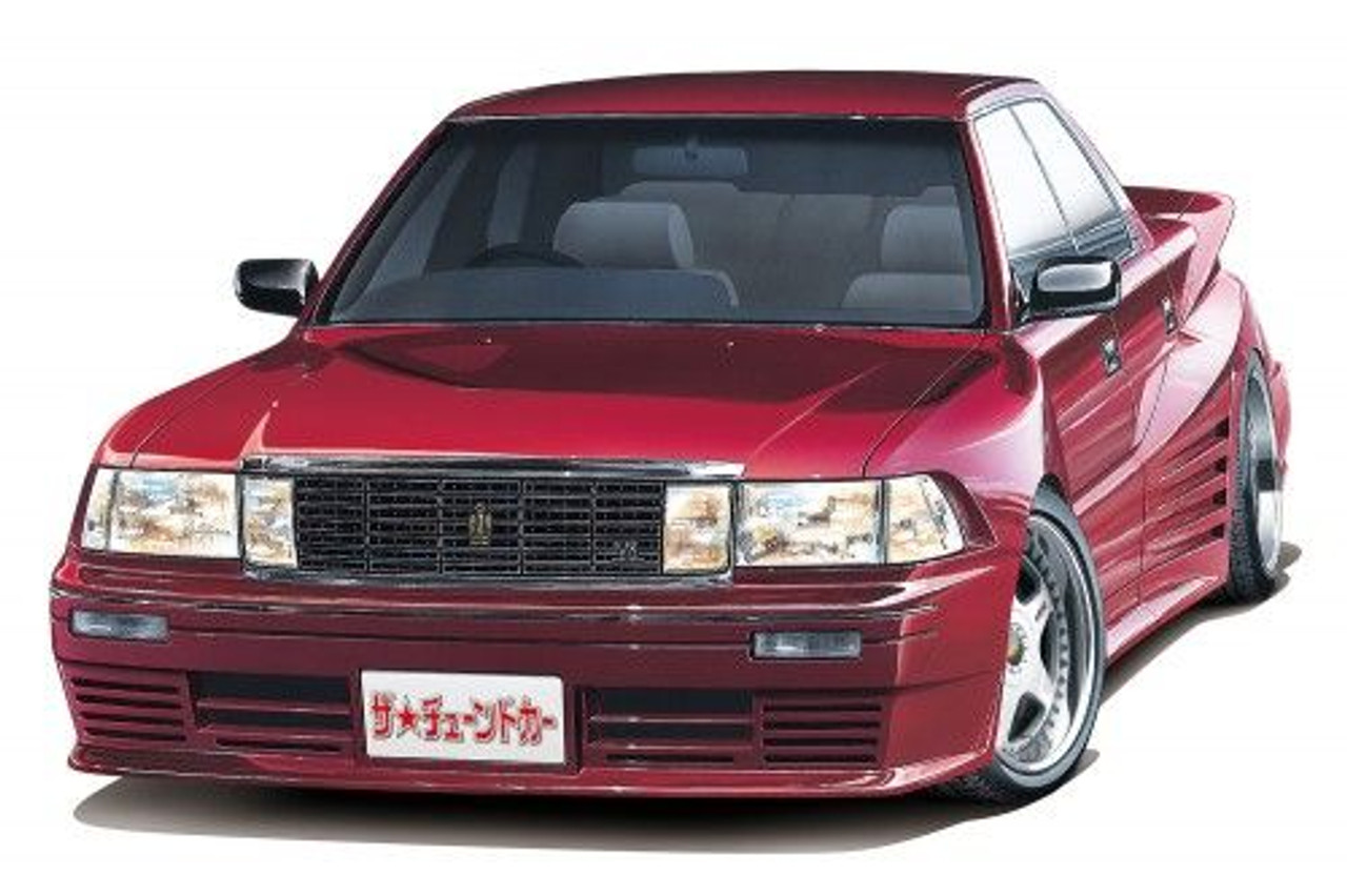 The Tuned Car No.81 1/24 UZS131 CROWN '89 BLISTER STYLE(TOYOTA 