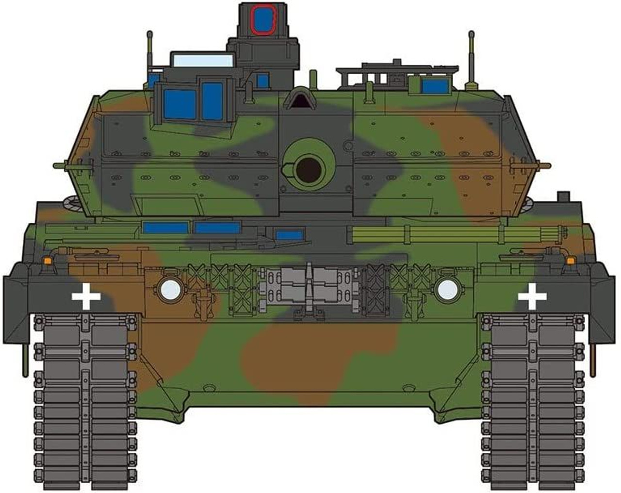 25207 1/35 Leopard2 A6 Tank 'Ukraine' Plastic Model