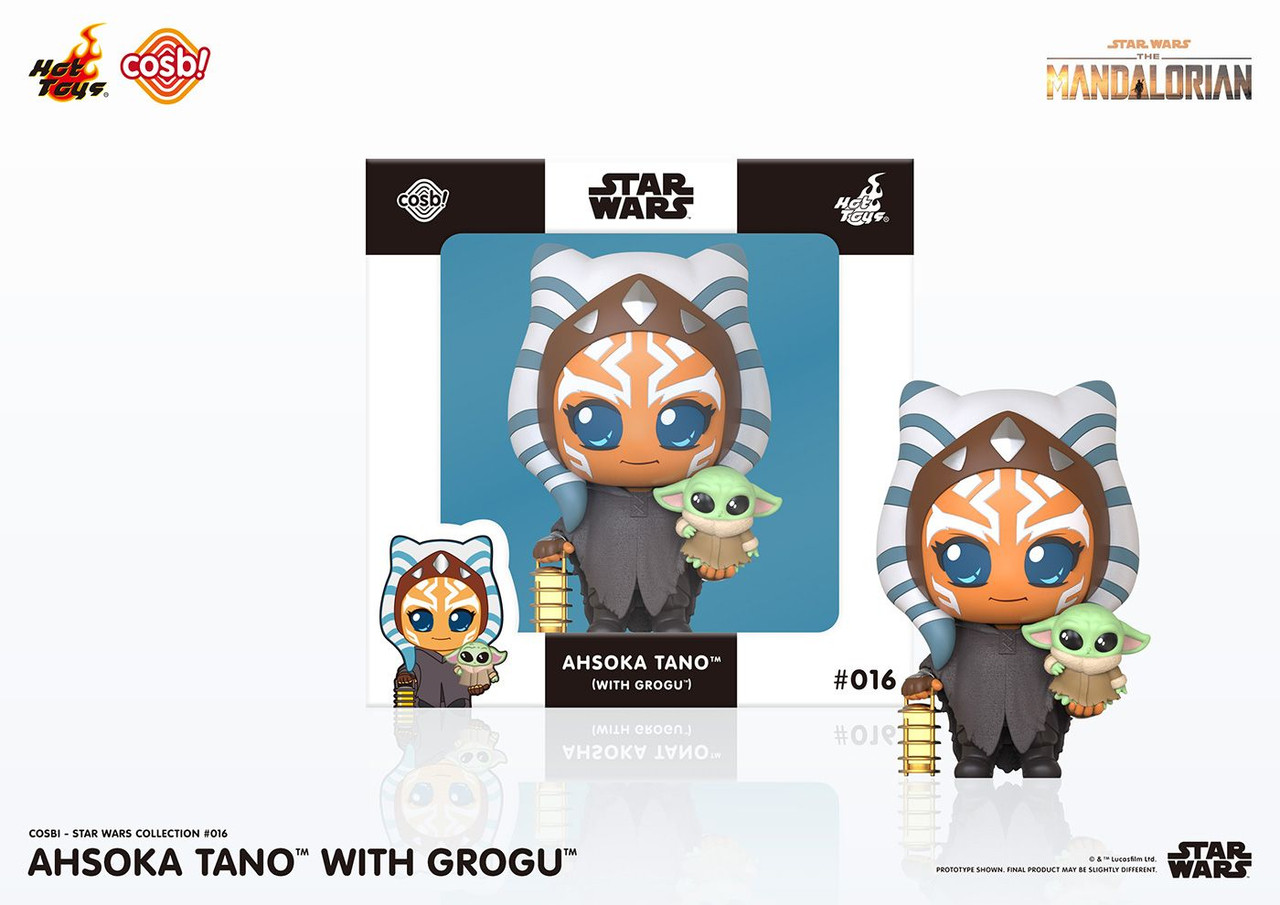 Cosbi Star Wars Collection #016 Ahsoka Tano w/Grogu Japan Original