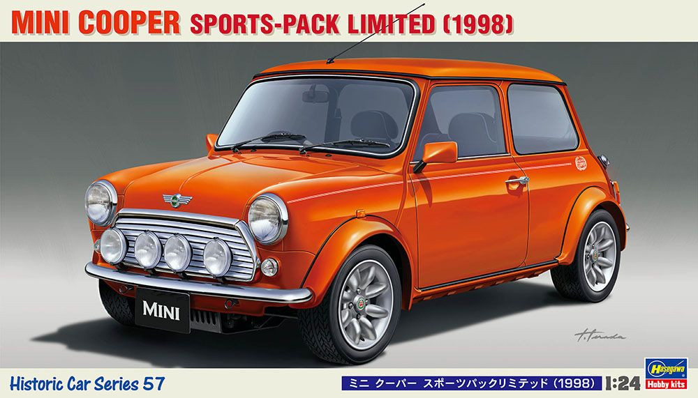 JAGUAR　Land Rover　mini cooper ミニクーパー ジャガ 1/24 Mini Cooper Sportpack Limited (1998) Plastic Model