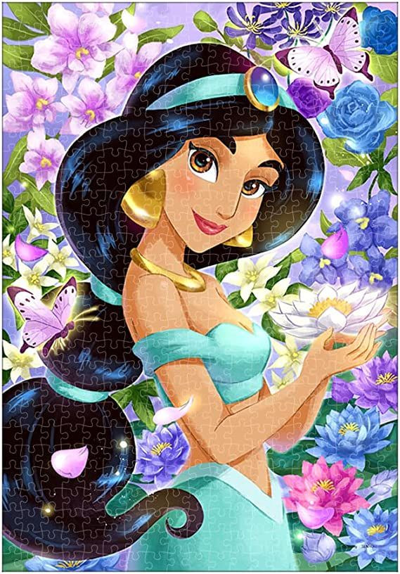 Jigsaw Puzzle Jasmine with Followers (Disney) (500 S-Pieces)