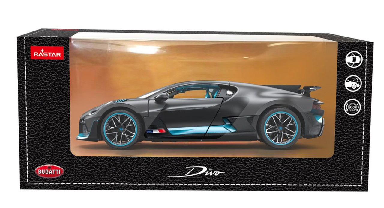 1/24 Diecast Car Bugatti DIVO Gray Finished Model