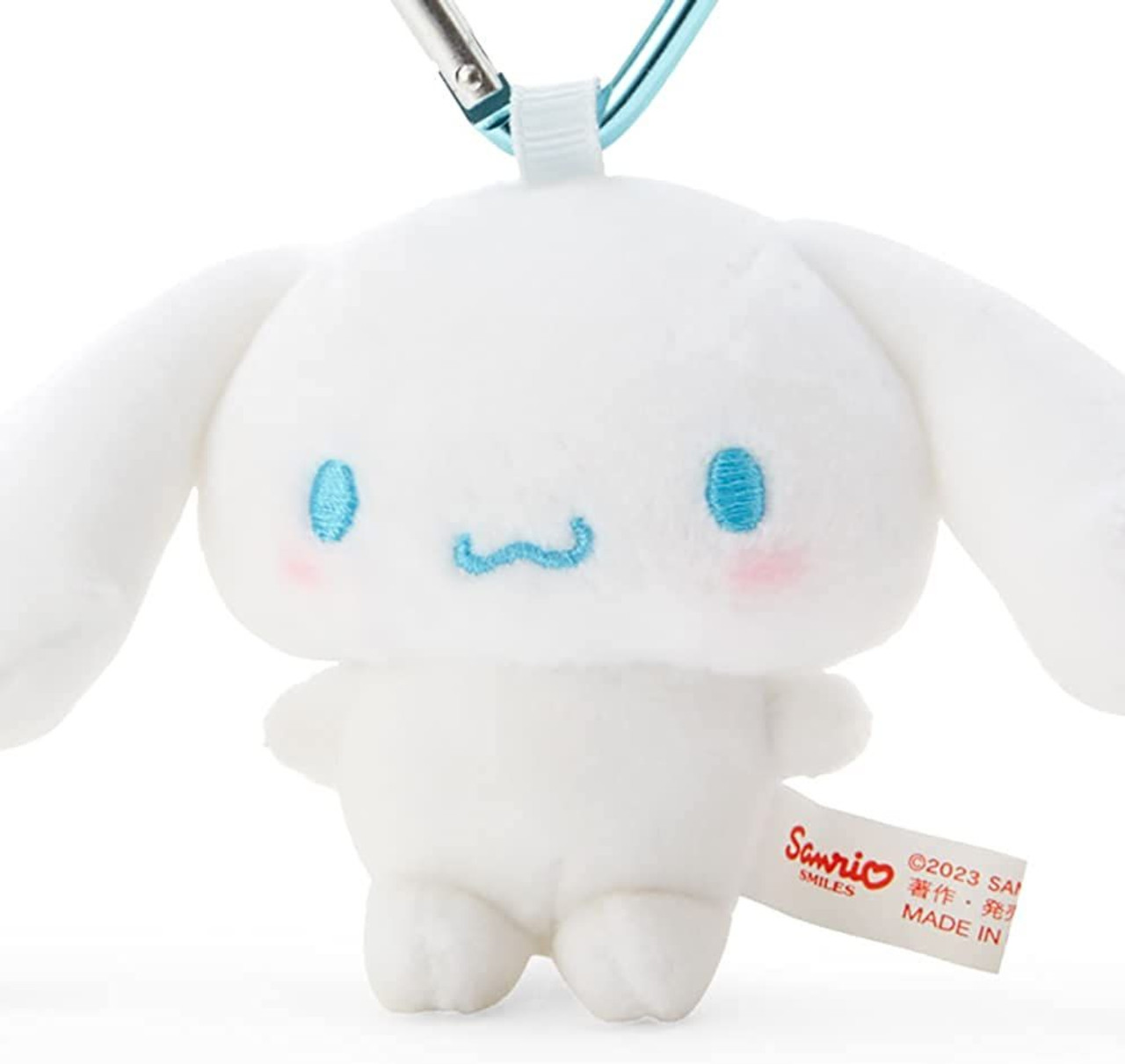 Plush Mascot Holder with Heart Carabiner - Cinnamoroll