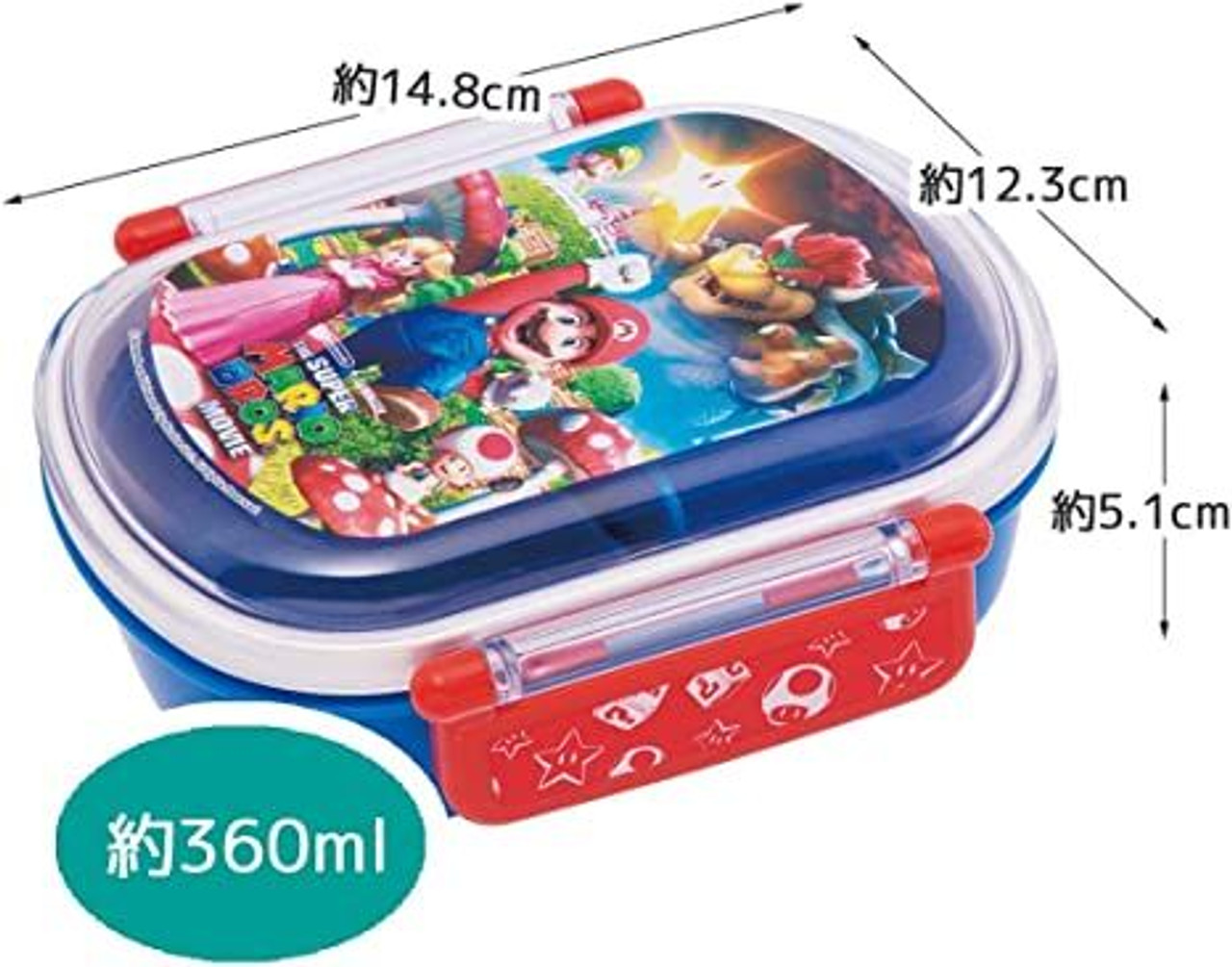 Skater Aluminum Lunch Box Super Mario 23 - Plaza Japan