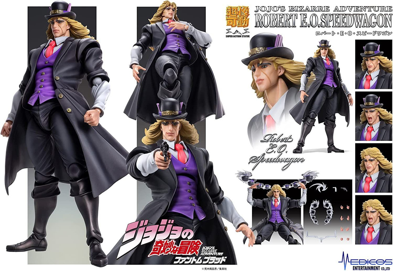 Super Action Statue Robert E.O. Speedwagon Figure (Jojo's Bizarre
