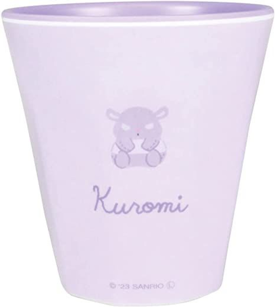 Japan Sanrio Kuromi Melamine Tumbler - Face / Purple