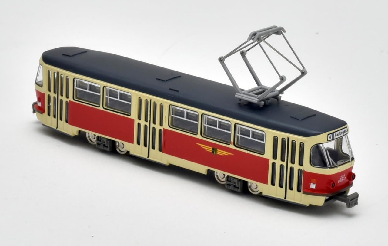 World Railway Collection Dresden Tram Tatra T4 + Type B4 2 Cars Set E (N  scale)